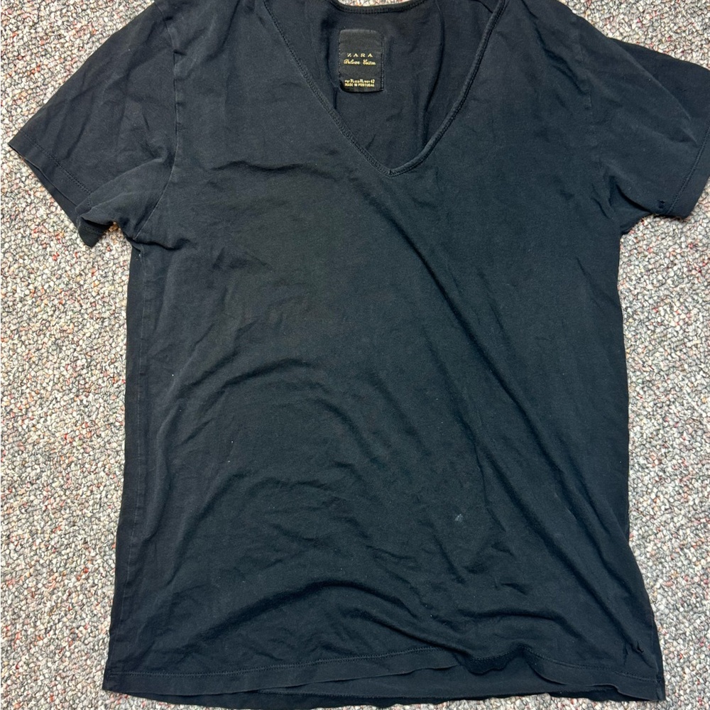 Zara Black Short Sleeve Tee